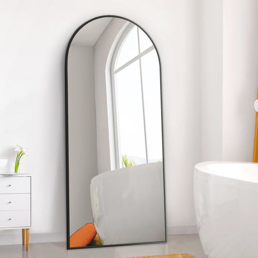 A2ZHOME 65x22 Inch Arch Full Length Mirror – Modern Elegance for Any Space