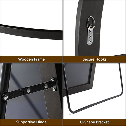 A2ZHOME 71x28 Inch Arch Full Length Mirror – Modern Elegance for Any Space