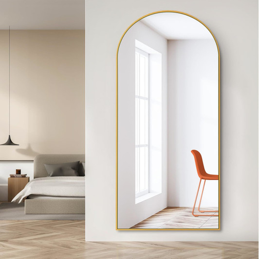 A2ZHOME 71x28 Inch Arch Full Length Mirror – Modern Elegance for Every Room