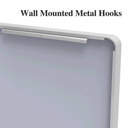 A2ZHOME Silver 72 x 36 Inch Oversized Full-Length Mirror with Mobile Tray – Aluminum Framed Wall-Mounted Mirror for Bedroom, Living Room, Bathroom