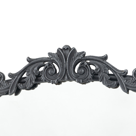 A2ZHOME 66" x 36" Full Length Arched Mirror – Large Black Mirror for Hanging or Leaning Against Wall, Ideal for Living Room