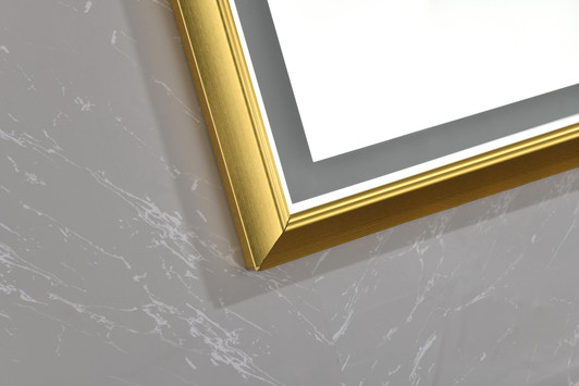 A2ZHOME 96" W x 48" H LED Lighted Bathroom Wall Mounted Mirror – High Lumen + Anti-Fog, Full-Length Mirror for Bedroom, Hair Salon