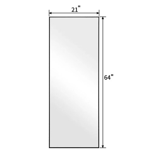 A2ZHOME LED Full-Length Mirror with Lights – Wide Standing, Tall Full Size, Large Floor Mirror for Bedroom