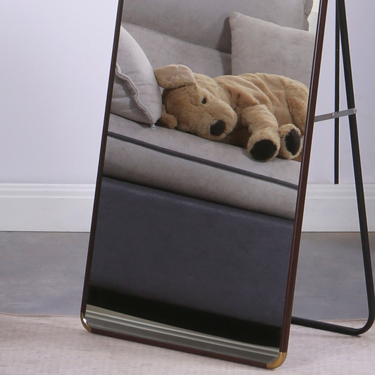 A2ZHOME 4th Generation Floor Standing Full-Length Mirror, 60" x 16.5", Wall Mirror for Bathroom, Bedroom, Foyer, Clothing Store