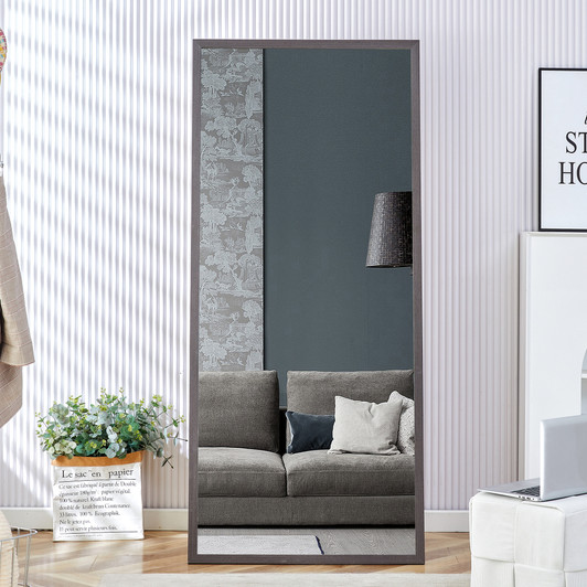 A2ZHOME Fourth Generation Solid Wood Frame Full-Length Mirror - 71" x 31.5"