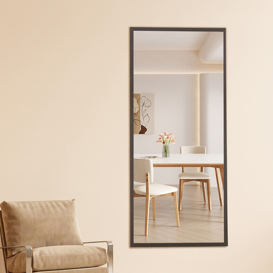 A2ZHOME Fourth Generation Solid Wood Frame Full-Length Mirror - 71" x 31.5"