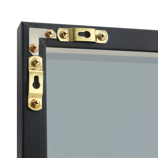 A2ZHOME Fourth Generation Black Solid Wood Frame Full-Length Mirror - 71" x 31.4"