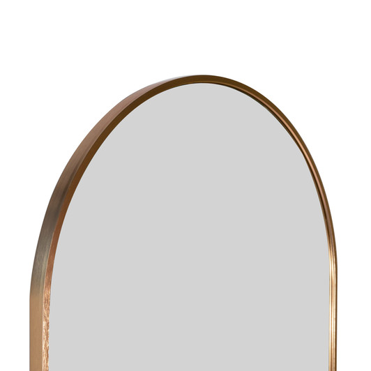 A2ZHOME Gold 65x22 Inch Metal Arch Stand Full-Length Mirror