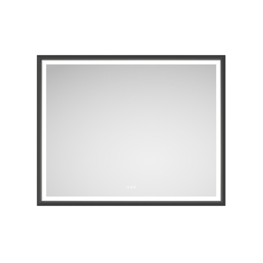 A2ZHOME 60" W x 48" H LED Lighted Bathroom Wall-Mounted Mirror with High Lumen & Anti-Fog Control