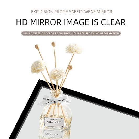 A2ZHOME 65" x 24" Floor Mirror - Ultra-Thin Gold Aluminum Alloy Frame