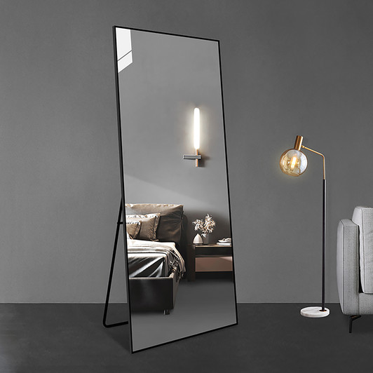 A2ZHOME 65" x 24" Floor Mirror - Ultra-Thin Aluminum Alloy Frame