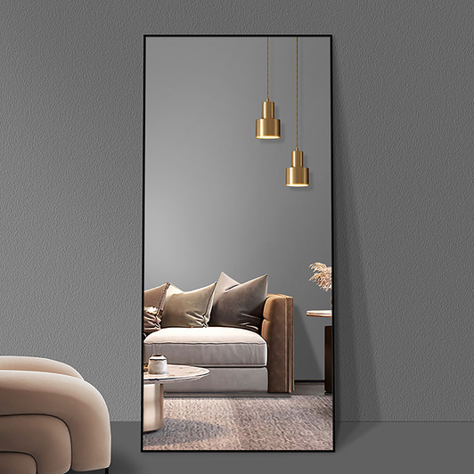 A2ZHOME 65" x 24" Floor Mirror - Ultra-Thin Aluminum Alloy Frame