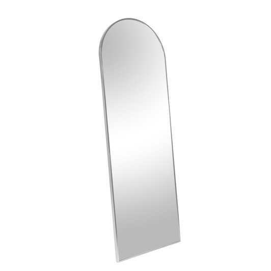 A2ZHOME 71" x 31.5" Silver Metal Arch Full-Length Mirror