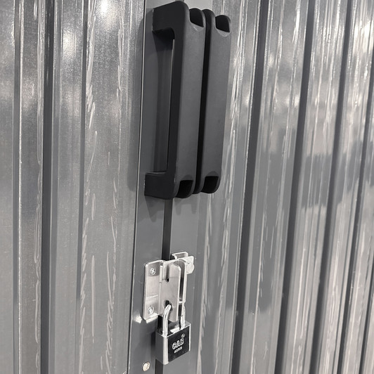 A2ZHOME  20x10 FT Outdoor Metal Storage Shed - Garden Utility Tool House with 2 Doors and 4 Vents