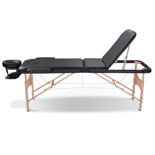 A2ZHOME  Portable Massage Table - Height Adjustable Massage Bed with Carrying Case, Lash Bed & SPA Table with Face Cradle