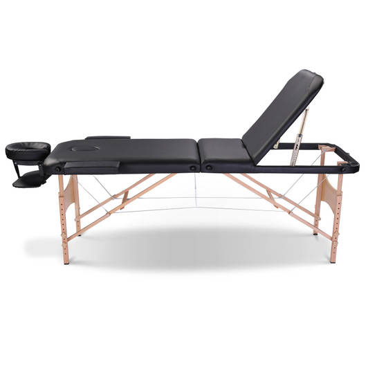 A2ZHOME  Portable Massage Table - Height Adjustable Massage Bed with Carrying Case, Lash Bed & SPA Table with Face Cradle