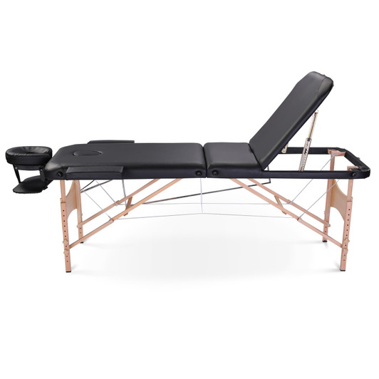 A2ZHOME  Portable Massage Table - Height Adjustable Massage Bed with Carrying Case, Lash Bed & SPA Table with Face Cradle