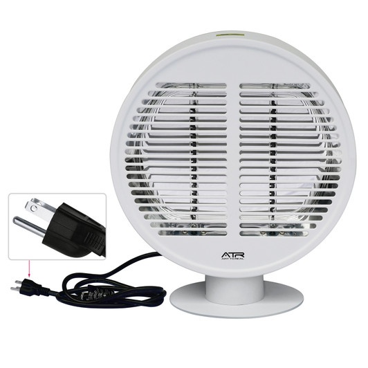 A2ZHOME Electric Patio Heater, Outdoor Infrared Tabletop Heater, Portable Freestanding, IP54 Waterproof, 1000W