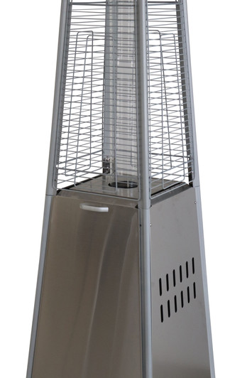A2ZHOME 40,000 BTU Propane Standing Patio Heater, Stainless Steel