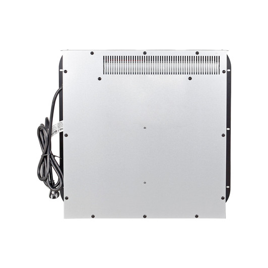 A2ZHOME 18" Electric Fireplace Insert, Ultra Thin Heater with Log Set & Realistic Flame, Overheating Protection