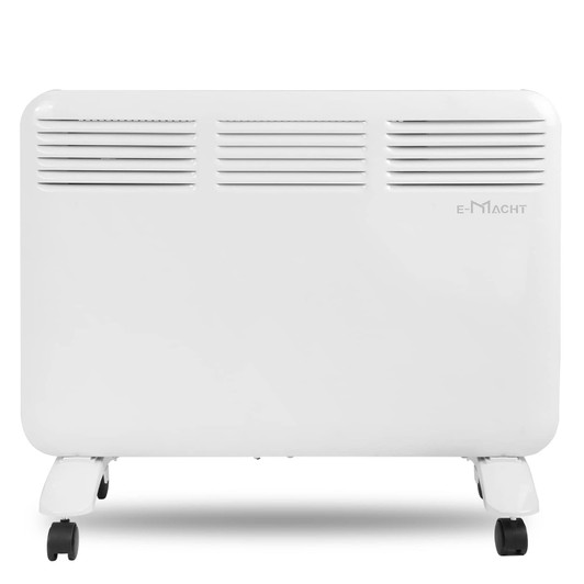 A2ZHOME 1000W Electric Radiator Space Heater, Full Room Quiet Panel Heater with Adjustable Thermostat and LED Display