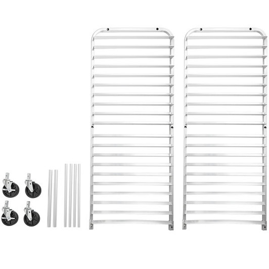 a2zhospo 20 Pan End Load Bun / Sheet Pan Rack - Unassembled