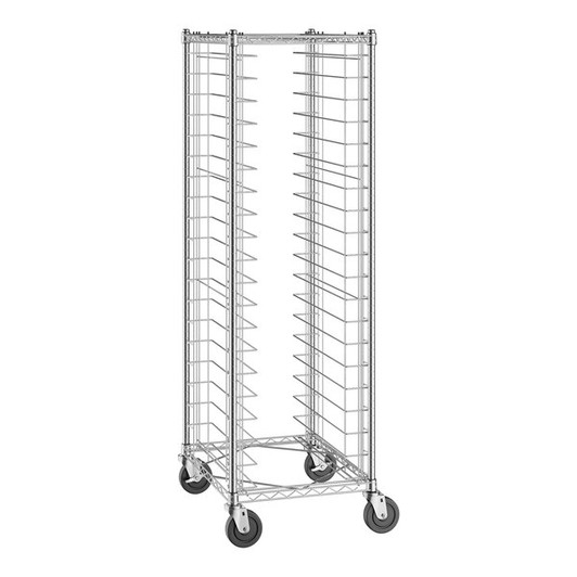 a2zhospo 20 Pan End Load Wire Bun / Sheet Pan Rack - Unassembled