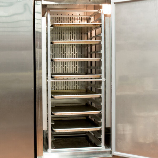 a2zhospo 16 Pan Aluminum End Load Sheet / Bun Pan Rack for Reach-Ins - Assembled