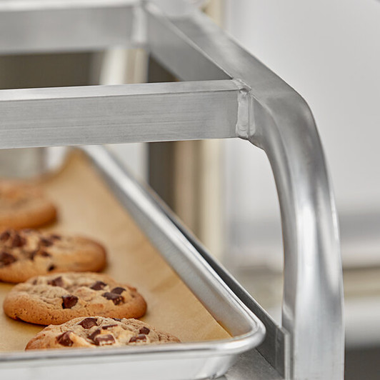 a2zhospo 7 Half Size Pan End Load Undercounter Bun / Sheet Pan Rack - Assembled