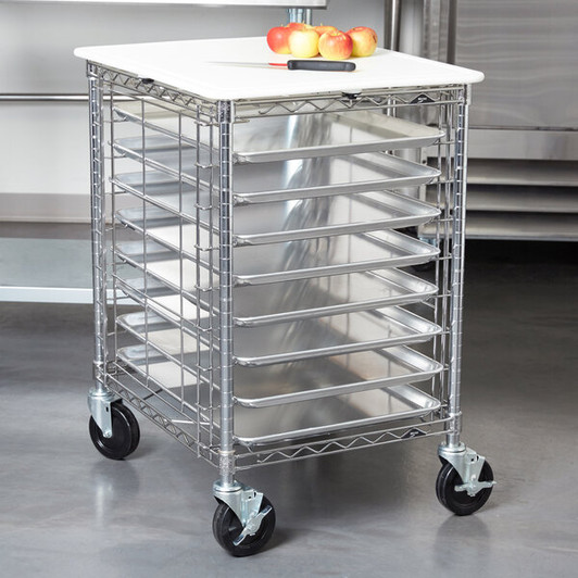 a2zhospo Portable Wire Prep Pan Rack - Unassembled, 21 3/4" x 27"