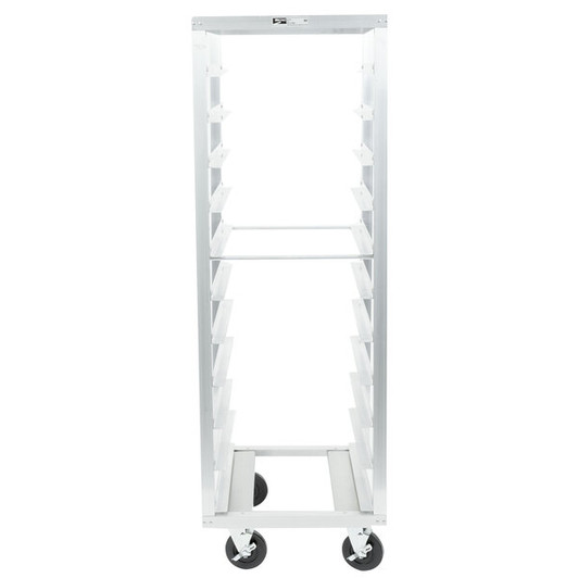 a2zhospo 11-Pan End Load Aluminum Roll-In Refrigerator Rack, Assembled