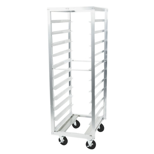 a2zhospo 11-Pan End Load Aluminum Roll-In Refrigerator Rack, Assembled