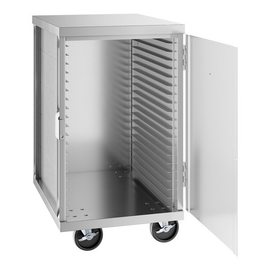 a2zhospo 20-Pan End Load Enclosed Half-Height Bun & Sheet Pan Rack, Assembled