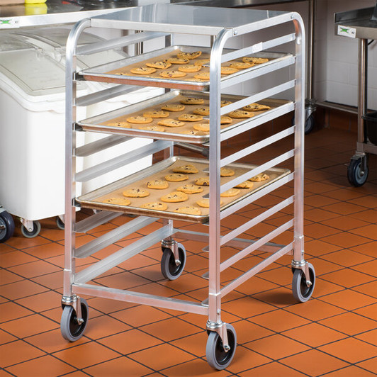 a2zhospo 275-38-1810-KDT 10-Pan End Load Half Height Bun / Sheet Pan Rack - Unassembled