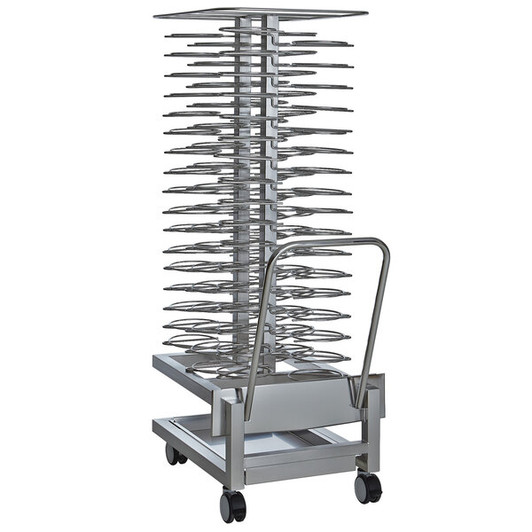a2zhospo 51 Plate Roll-In Stainless Steel Cart