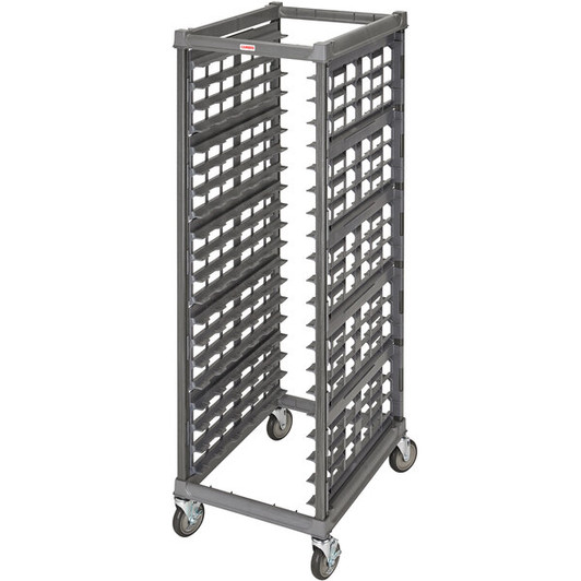 a2zhospo Ultimate 20 Pan End Load Bun / Sheet Pan Rack with Metal Casters - Assembled