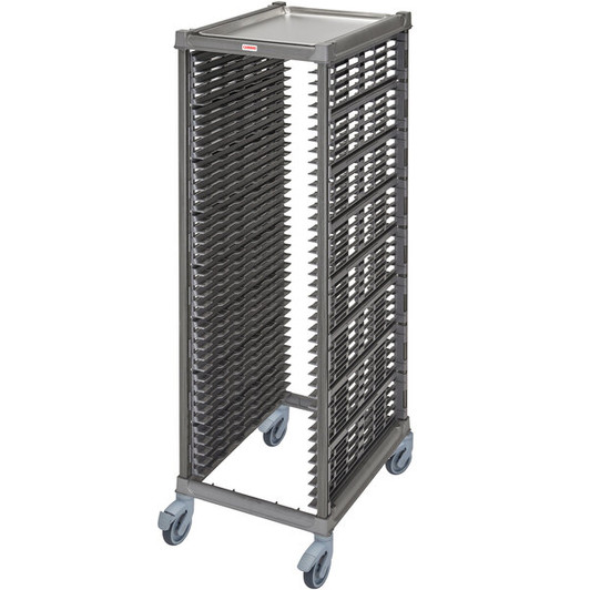 a2zhospo Ultimate 40 Pan End Load Bun / Sheet Pan Rack with Plastic Casters - Assembled