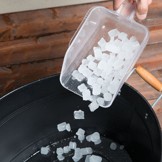 a2zhospo 32 oz. Clear Plastic Utility and Ice Scoop