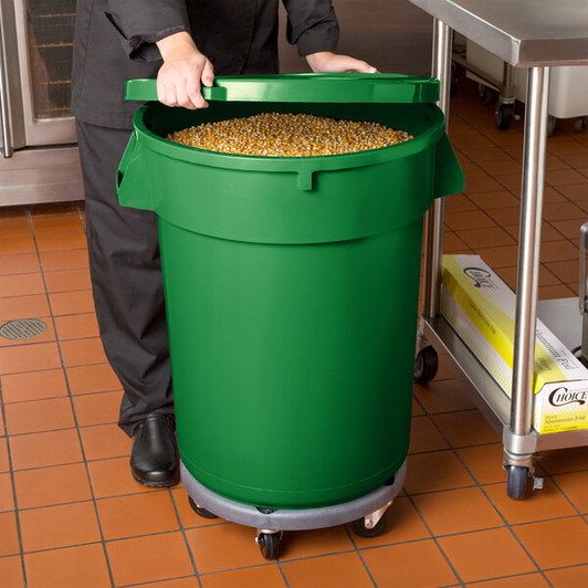 a2zhospo 32 Gallon / 510 Cup Mobile Ingredient Storage Bin with Lid