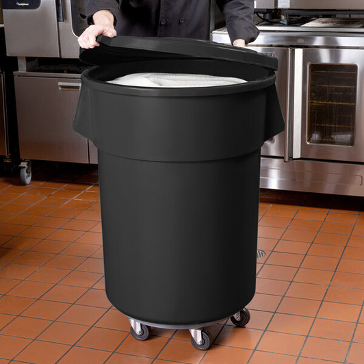 a2zhospo 55 Gallon / 880 Cup Mobile Ingredient Storage Bin with Lid