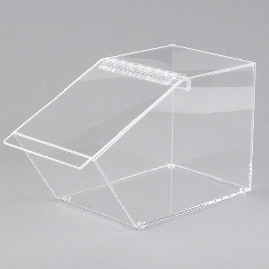 a2zhospo 999 Classic Acrylic Food Bin - 7.5" x 14" x 9"