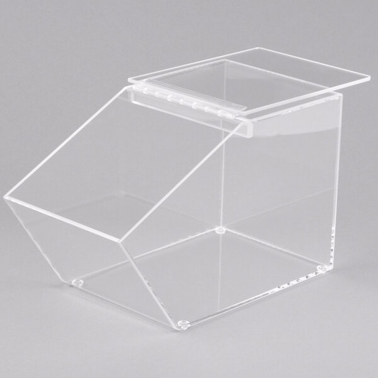 a2zhospo 999 Classic Acrylic Food Bin - 7.5" x 14" x 9"