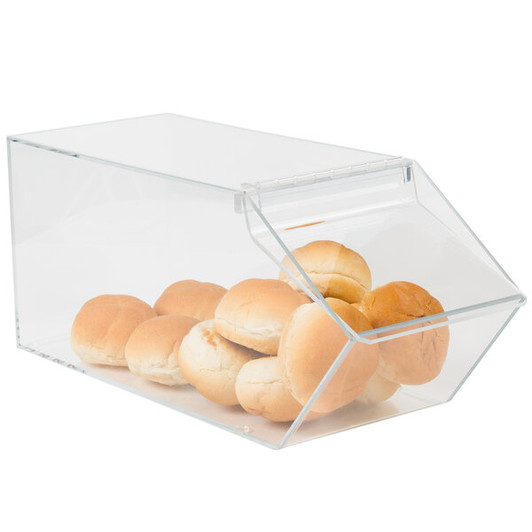 a2zhospo Classic Stackable Acrylic Food Bin 7.5" x 19.5" x 8"