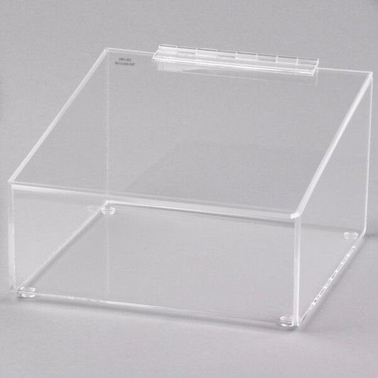 a2zhospo 272 Classic 10" x 10" x 5 1/2" Stackable Acrylic Food Bin
