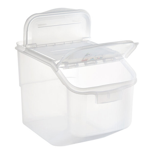 a2zhospo ColorClip 13 Gallon / 208 Cup Light-Duty Polypropylene Shelf Ingredient Bin