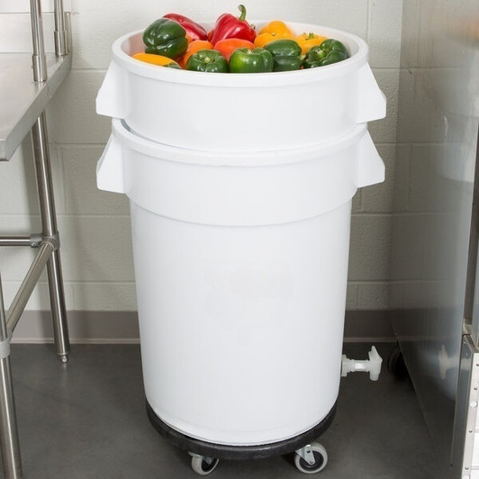 a2zhospo 32 Gallon GreensKeeper Vegetable Crisper Container with Lid and Dolly