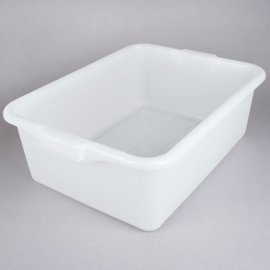 a2zhospo 20" x 15" x 7" Traex® Color-Mate White Food Storage Drain Box Set with Raised Snap-On Lid