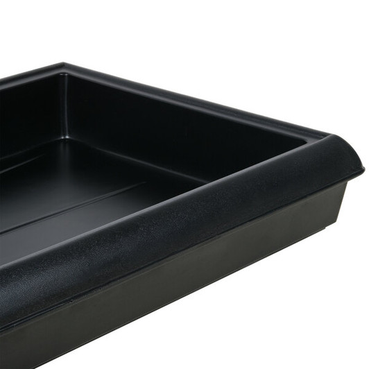 a2zhospo 6' Black Five-Star Tabletop Buffet Bar