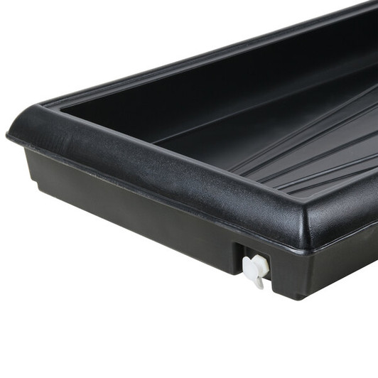 a2zhospo 6' Black Five-Star Tabletop Buffet Bar
