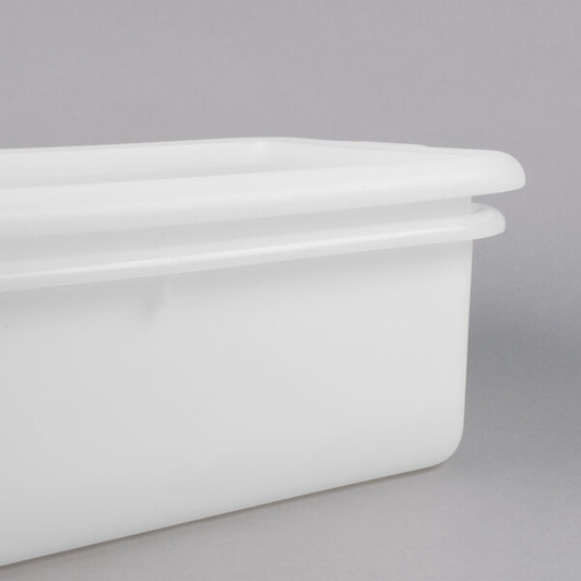 a2zhospo White Perforated Plastic Freezer-Safe Drain Box Combo, 21.5" x 15.75" x 7"